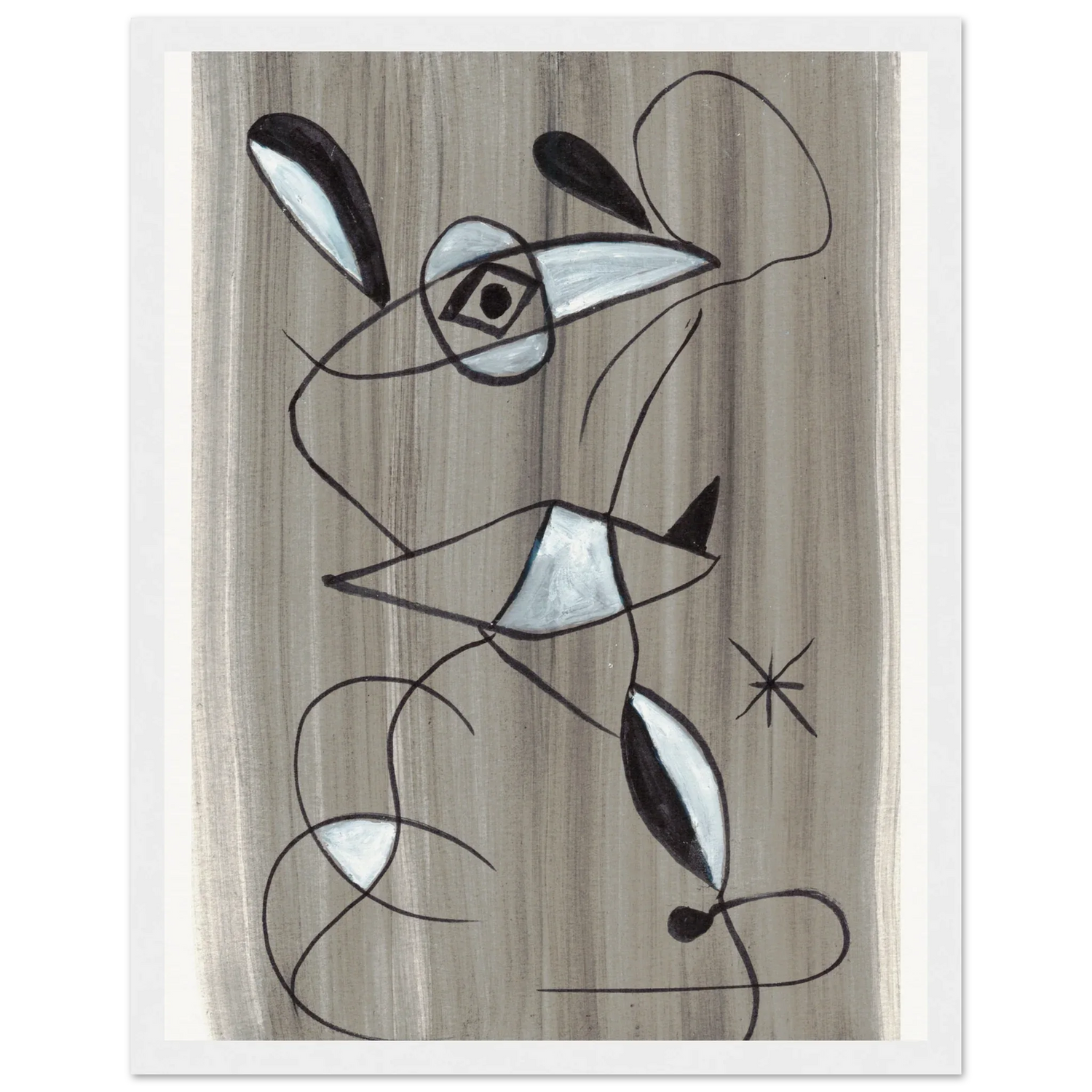 Affiche encadrée bois | Papier mat qualité musée | Aquarelle originale Laure Leprince - Laure Leprince - Artiste Peintre