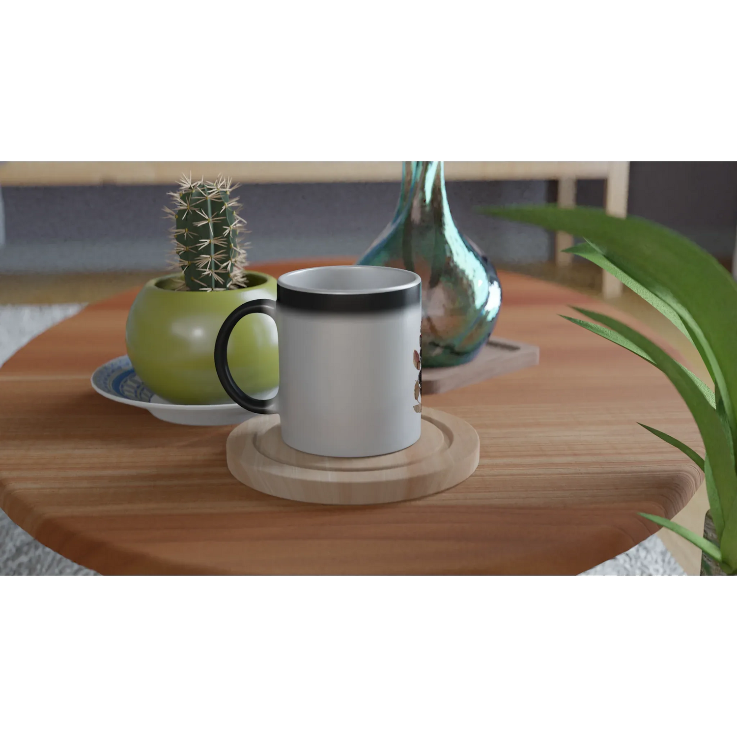 Mug magique en céramique 325 ml – Révèlez votre motif à la chaleur - Laure Leprince - Artiste Peintre