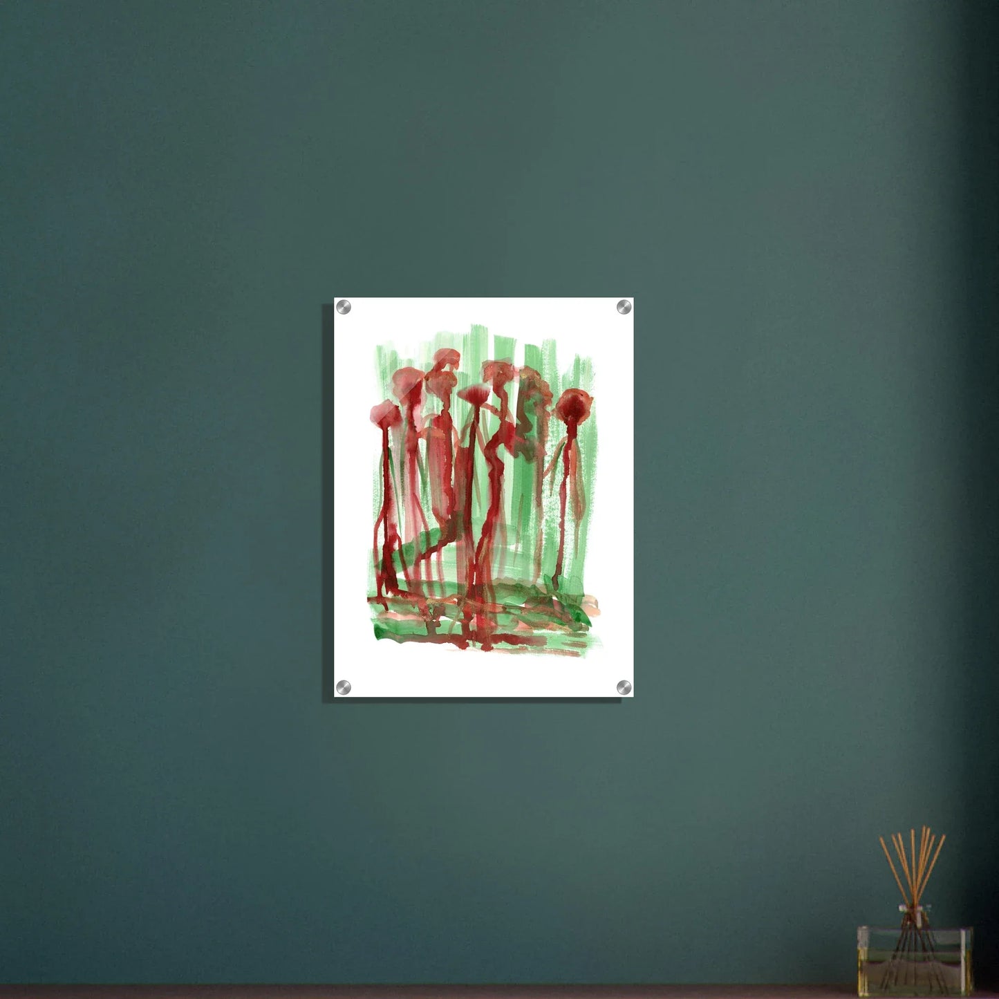 Impression sur acrylique brillante Forest Choir | Art contemporain par Laure Leprince - Laure Leprince - Artiste Peintre