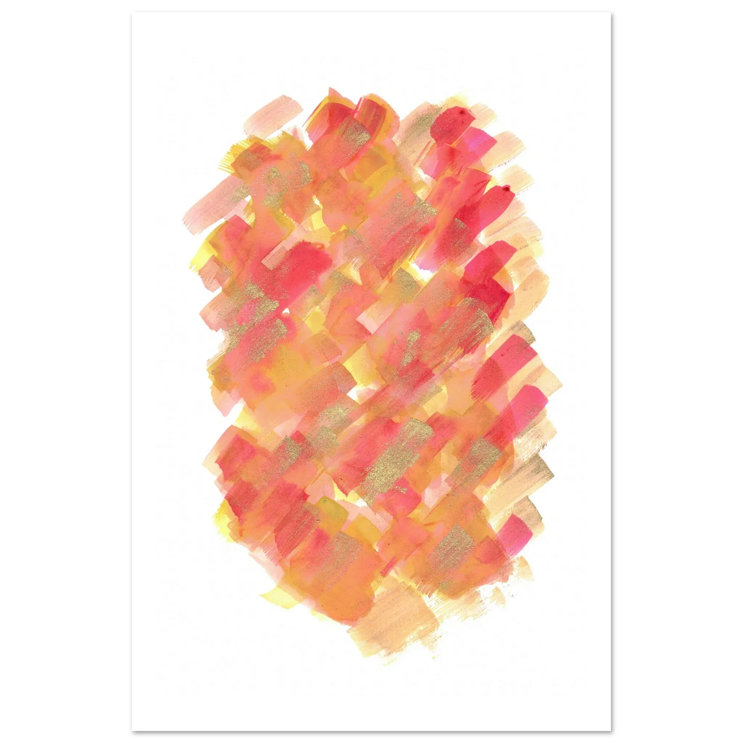 Affiche Premium Papier Mat – Sunset Ember Par l'Artiste Laure Leprince - Laure Leprince - Artiste Peintre