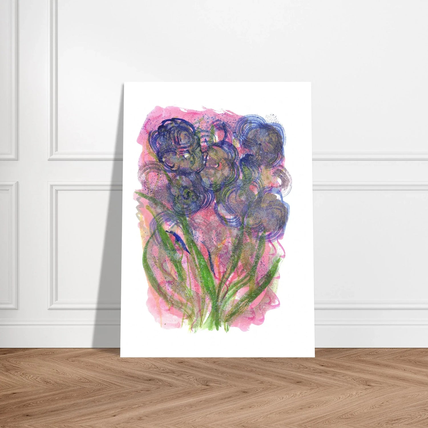 Affiche premium sur papier mat Bloom Vortex Art mural de qualité supérieure - Laure Leprince - Artiste Peintre