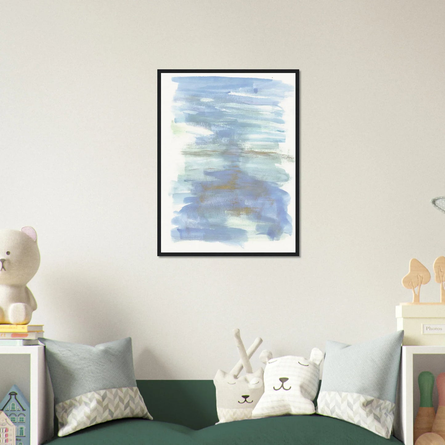 Affiche Encadrée Museum-Quality Matte Paper Aluminium Framed Poste Silent Water - Laure Leprince - Artiste Peintre