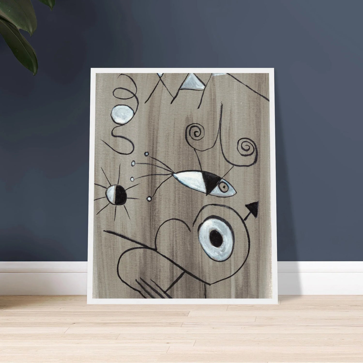 Affiche encadrée bois | Papier mat qualité musée | Aquarelle originale Laure Leprince - Laure Leprince - Artiste Peintre