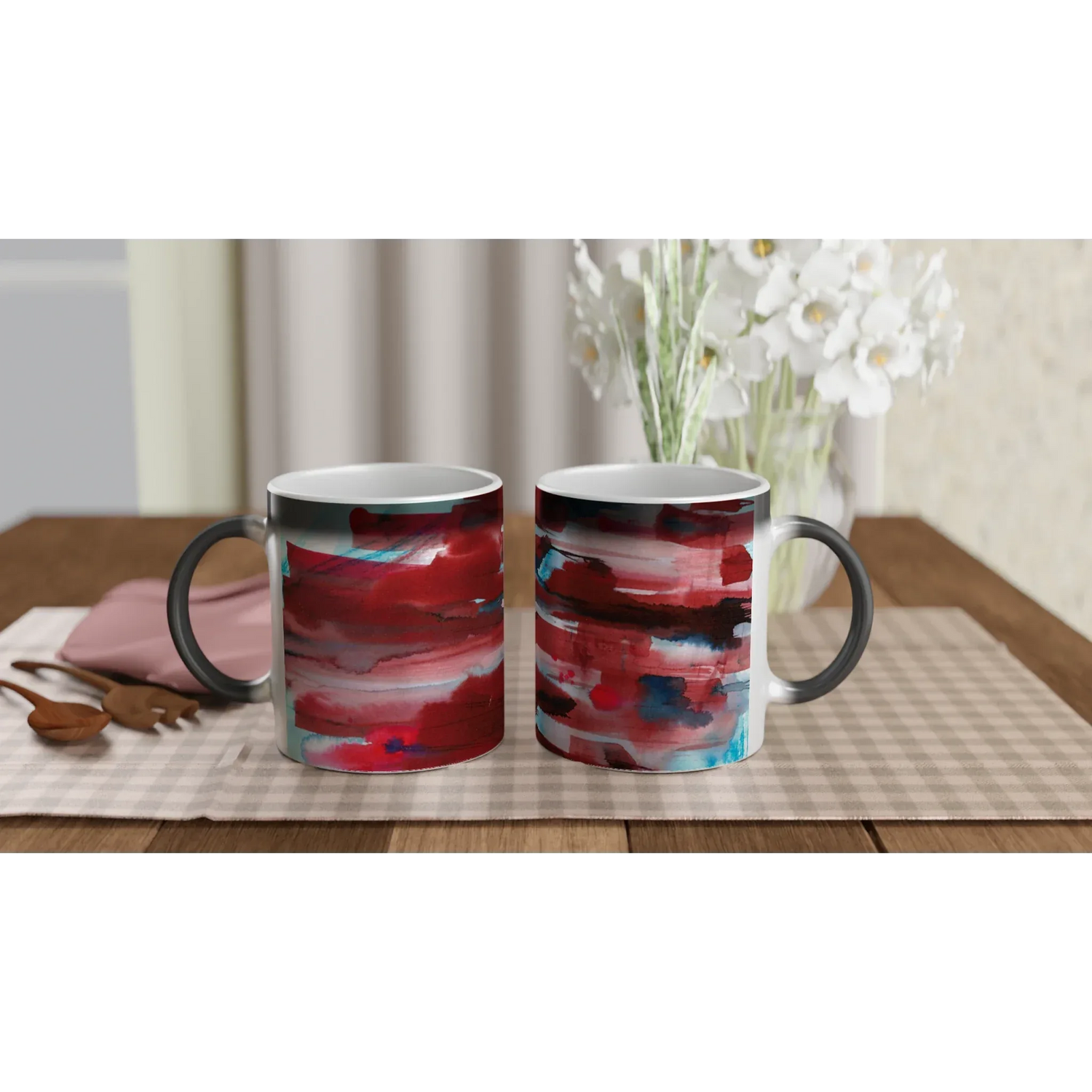 Mug magique en céramique 325 ml – Révèlez votre motif à la chale Crisom Tower - Laure Leprince - Artiste Peintre
