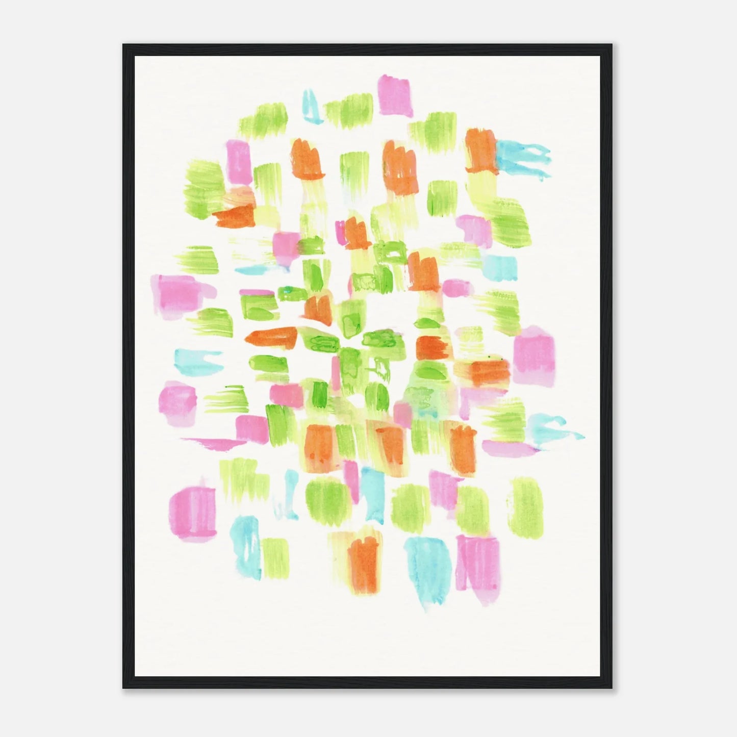 Affiche Encadrée Museum-Quality Matte Paper Wooden Framed Poste Pastel Mosaïc - Laure Leprince - Artiste Peintre