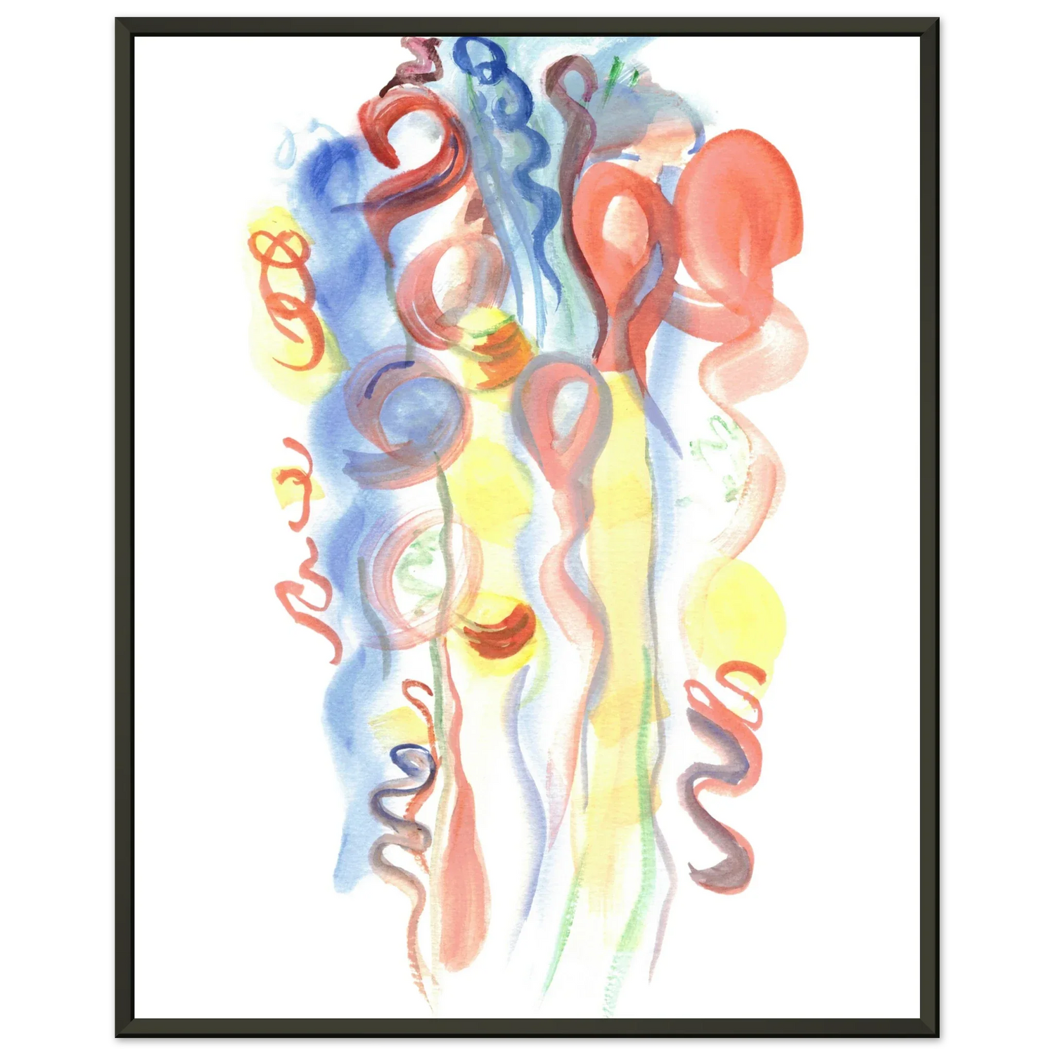 Classic Semi-Glossy Paper Metal Framed Poste Urban Parade - Laure Leprince - Artiste Peintre