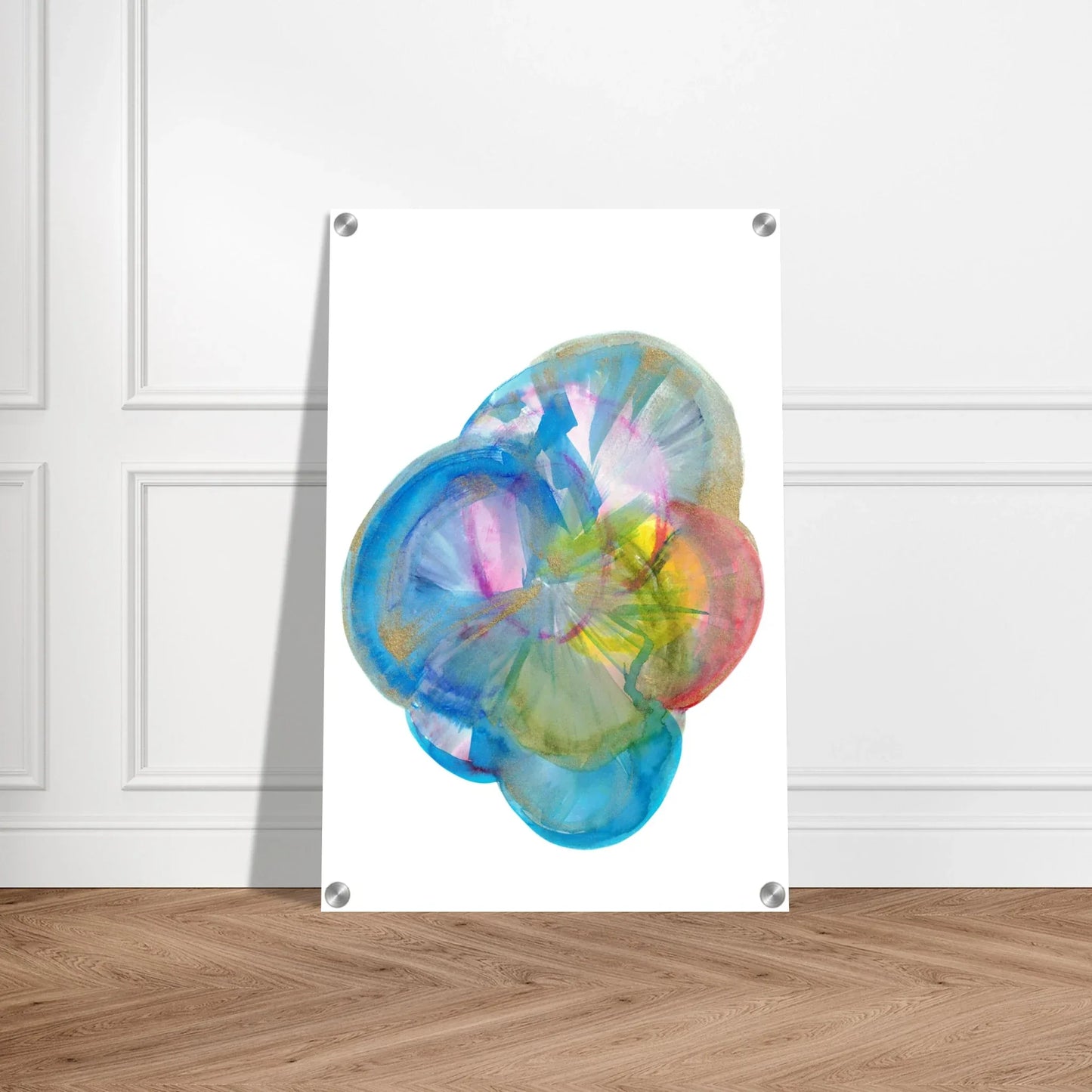 Impression sur acrylique brillante Crystal Bloom | Art contemporain par Laure Leprince - Laure Leprince - Artiste Peintre