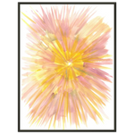 Classic Semi-Glossy Paper Metal Framed Poste Solar Bloom - Laure Leprince - Artiste Peintre