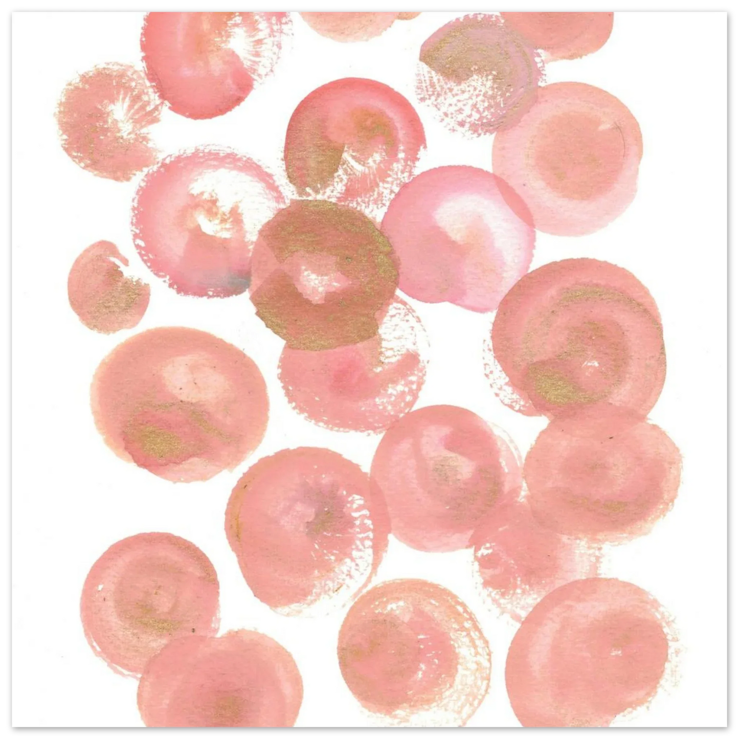 Premium Matte Paper Poster Aquarelle Originale RDJ3-4 - Laure Leprince - Artiste Peintre