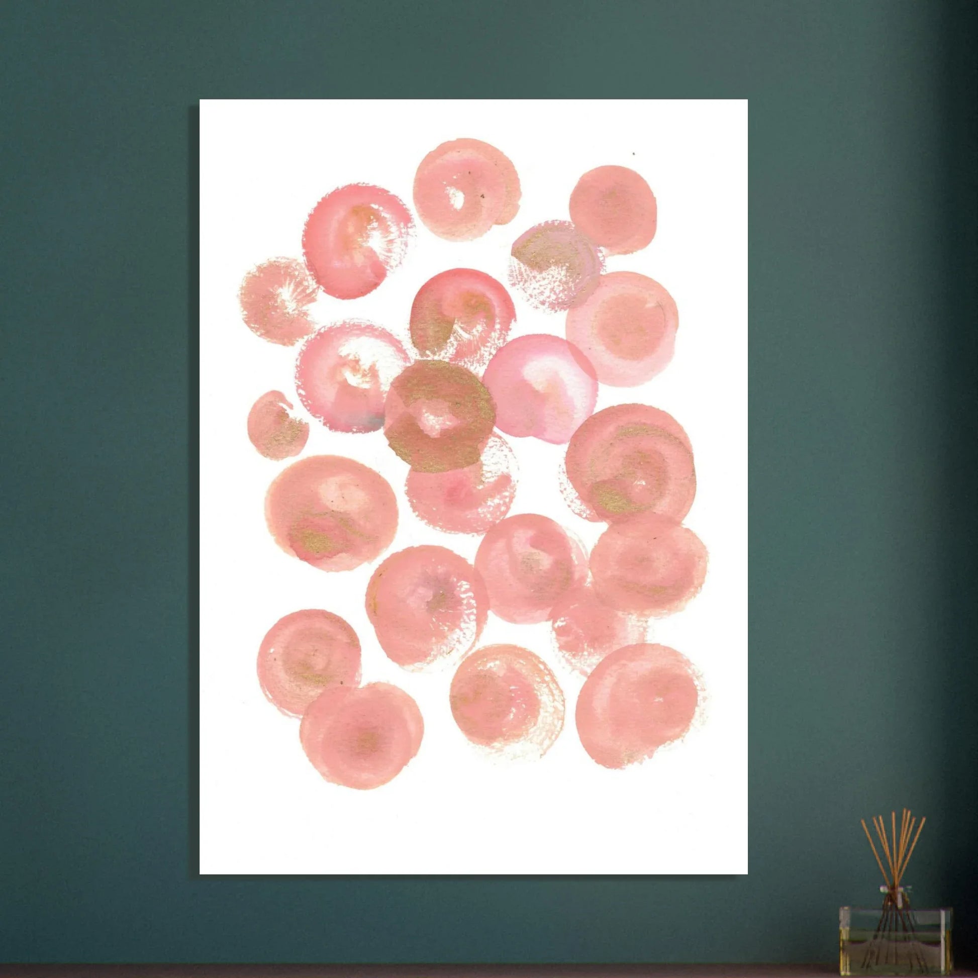 Premium Matte Paper Poster Aquarelle Originale RDJ3-4 - Laure Leprince - Artiste Peintre