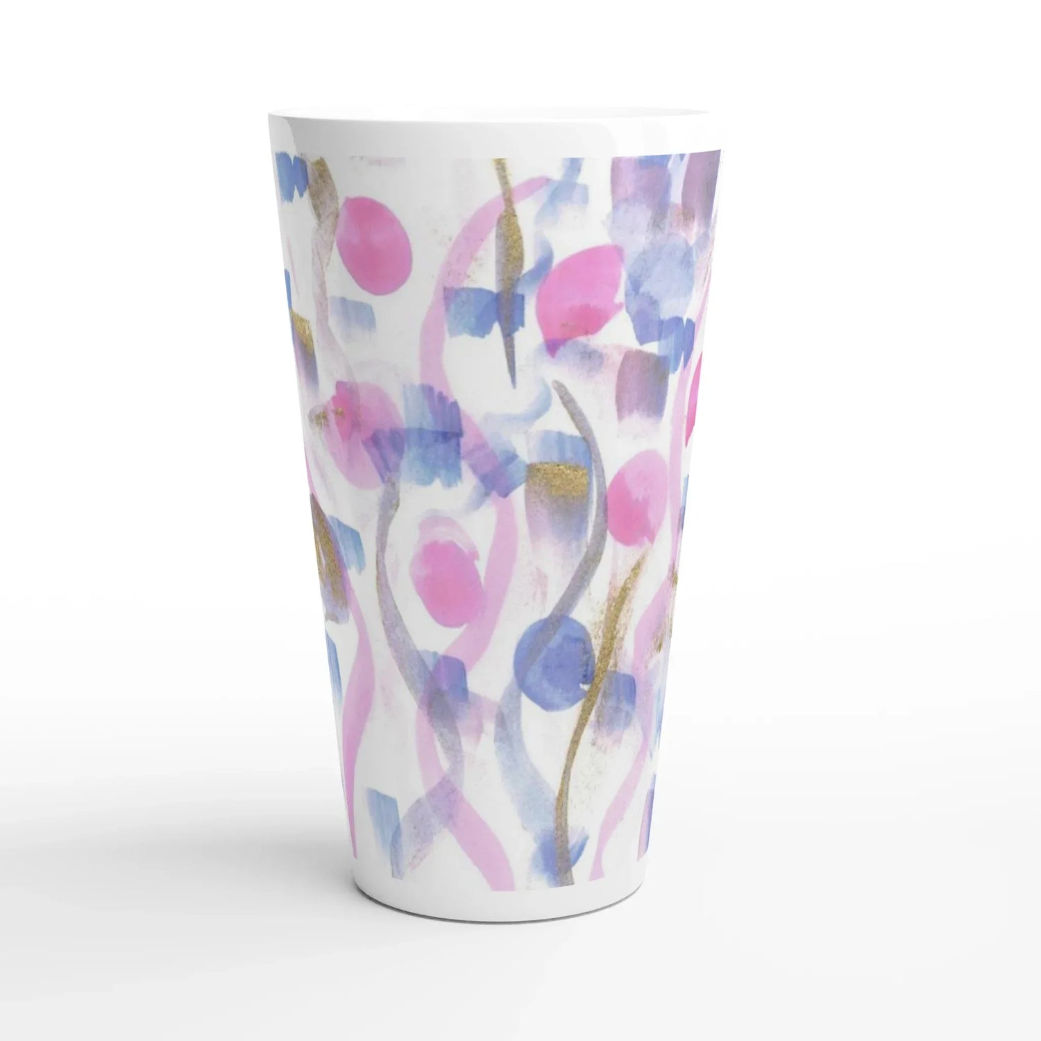 Mug à Latte en Céramique 500 ml Petal Drift – Élégant, durable et brillant - Laure Leprince - Artiste Peintre