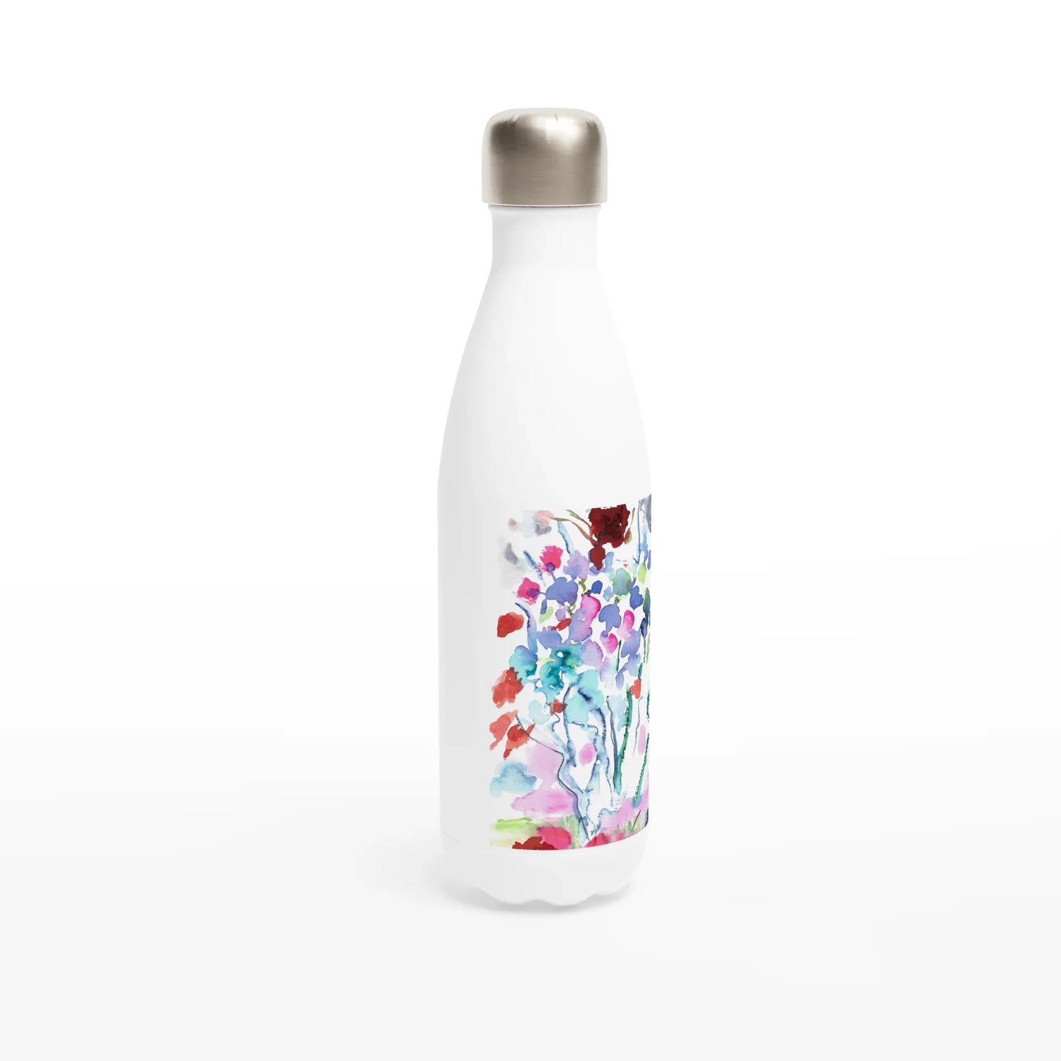 Bouteille isotherme en acier inoxydable 500 ml Floral – Design artistique exclusif - Laure Leprince - Artiste Peintre