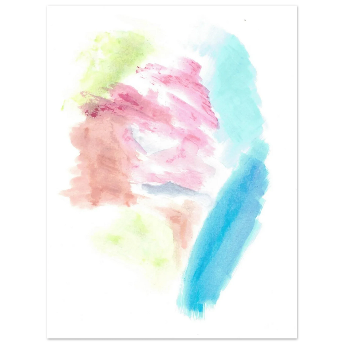 Premium Matte Paper Poster Aquarelle Originale RDJ3-3 - Laure Leprince - Artiste Peintre