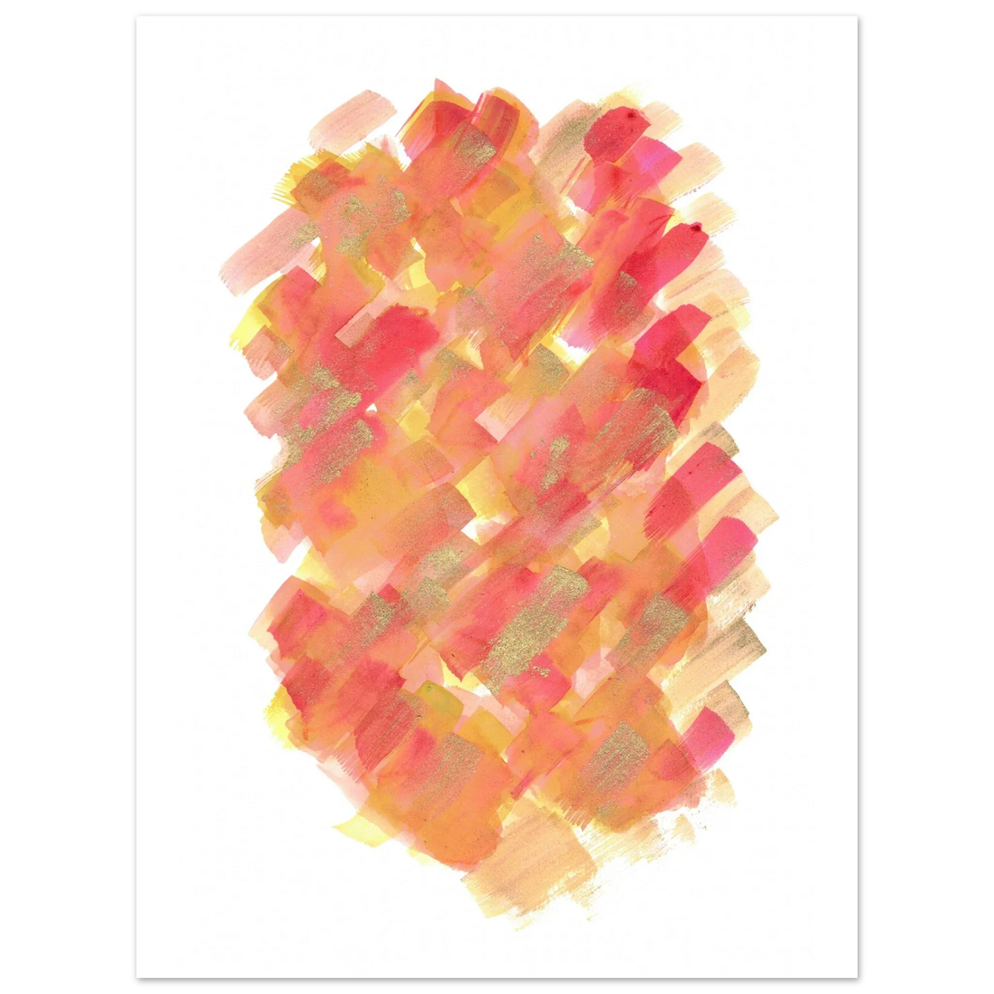 Affiche Premium Papier Mat – Sunset Ember Par l'Artiste Laure Leprince - Laure Leprince - Artiste Peintre