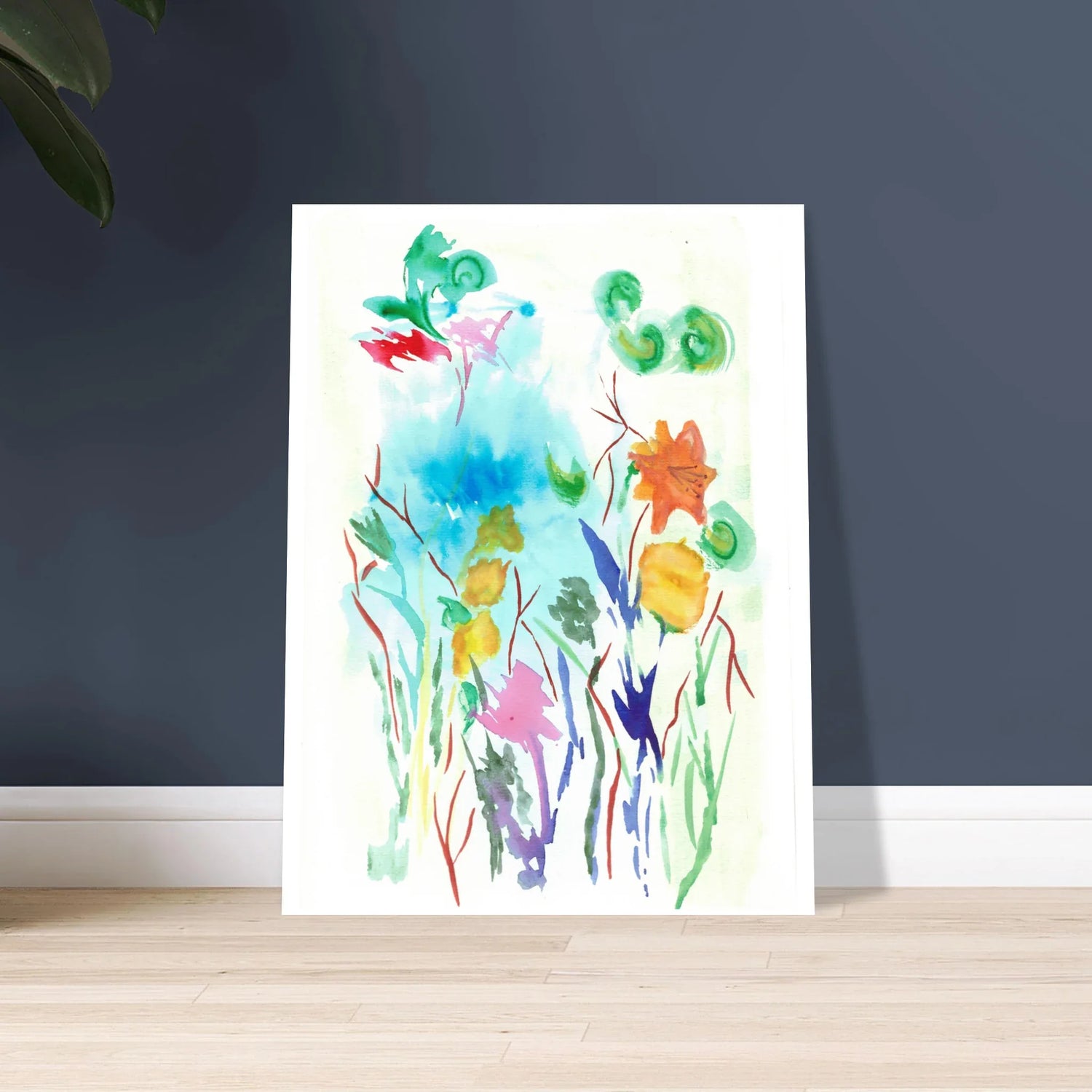 Affiche premium sur papier mat Jardin Lumineux– Art mural de qualité supérieure - Laure Leprince - Artiste Peintre