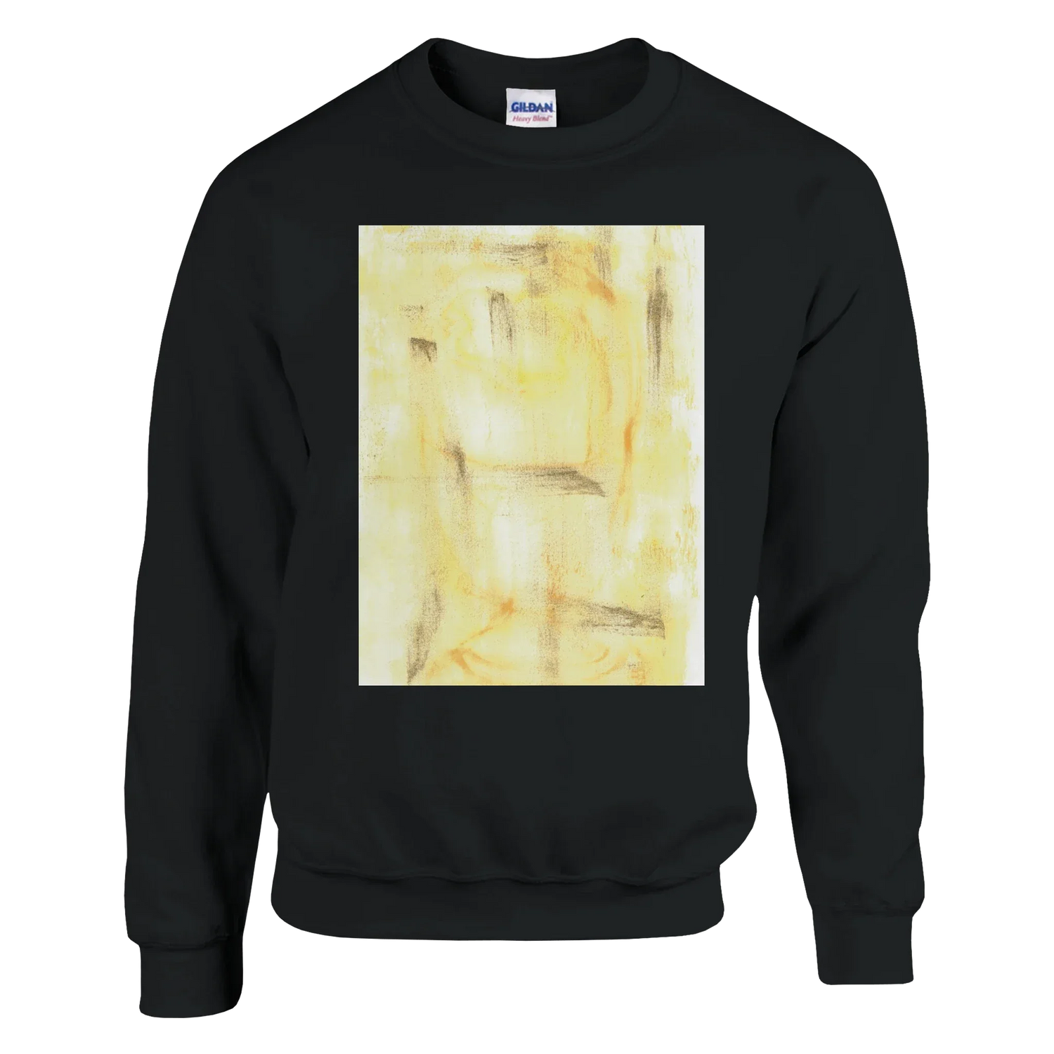 Sweatshirt Unisexe Classique Golden Haze – Impression Artistique Multicolore - Laure Leprince - Artiste Peintre