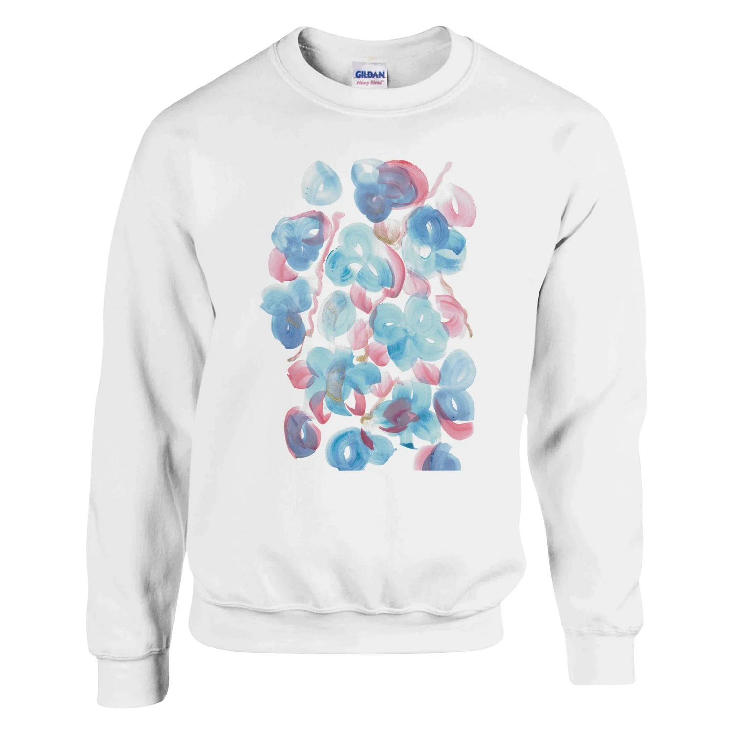 Sweatshirt Unisexe Classique Masque – Impression Artistique Multicolore - Laure Leprince - Artiste Peintre