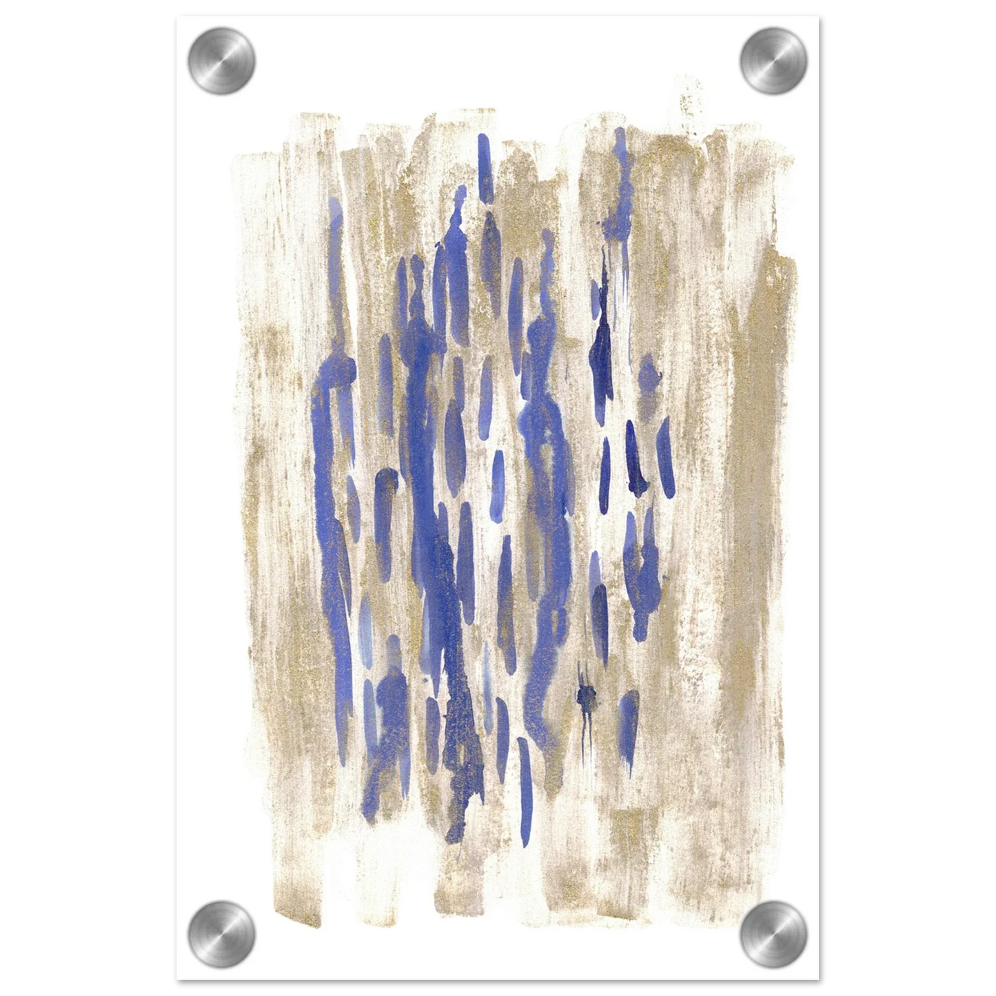 Impression sur acrylique brillante Golden Drip | Art contemporain par Laure Leprince - Laure Leprince - Artiste Peintre