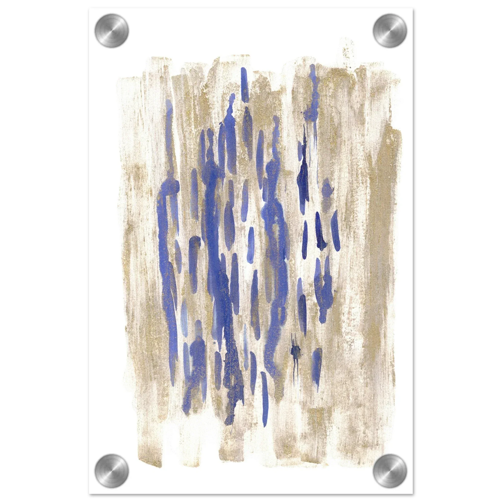 Impression sur acrylique brillante Golden Drip | Art contemporain par Laure Leprince - Laure Leprince - Artiste Peintre