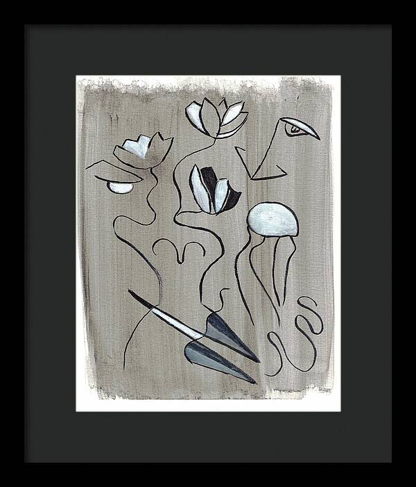 Femme Lotus - Framed Print
