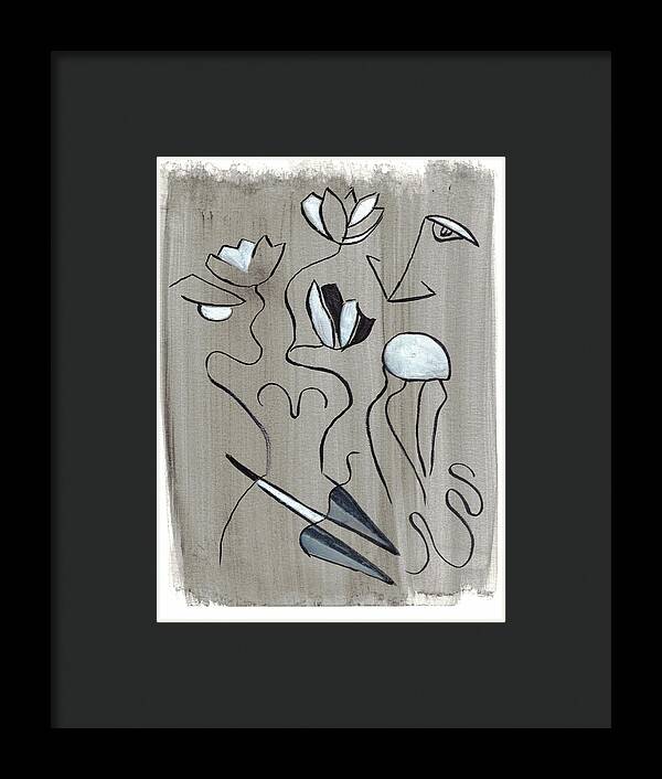 Femme Lotus - Framed Print