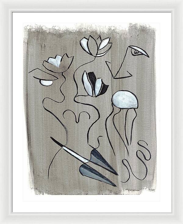 Femme Lotus - Framed Print