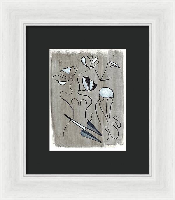 Femme Lotus - Framed Print