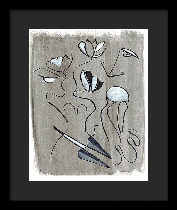 Femme Lotus - Framed Print