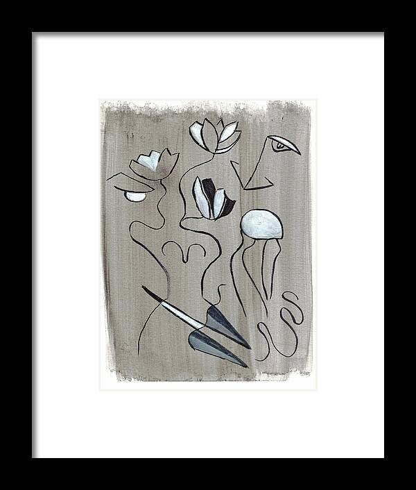 Femme Lotus - Framed Print
