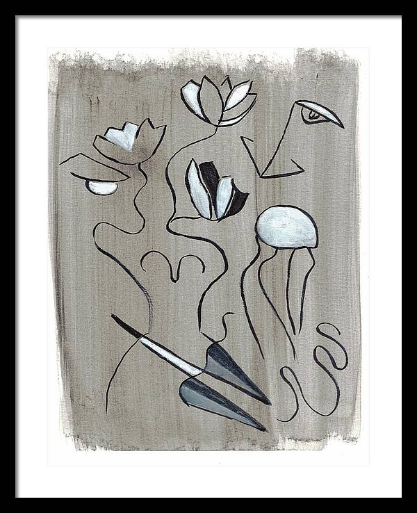 Femme Lotus - Framed Print