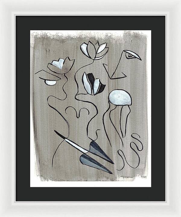 Femme Lotus - Framed Print