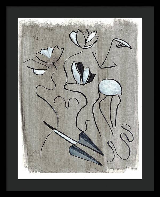 Femme Lotus - Framed Print