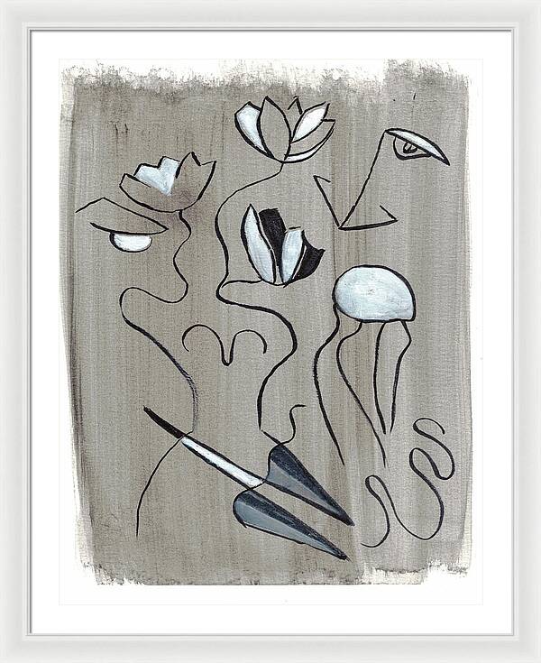 Femme Lotus - Framed Print