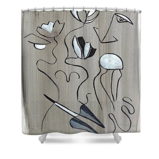 Femme Lotus - Shower Curtain