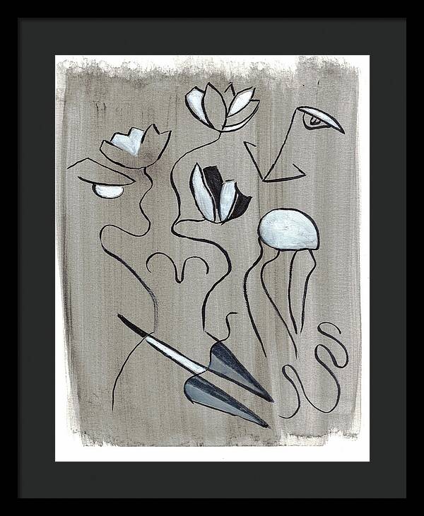 Femme Lotus - Framed Print