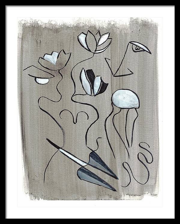 Femme Lotus - Framed Print