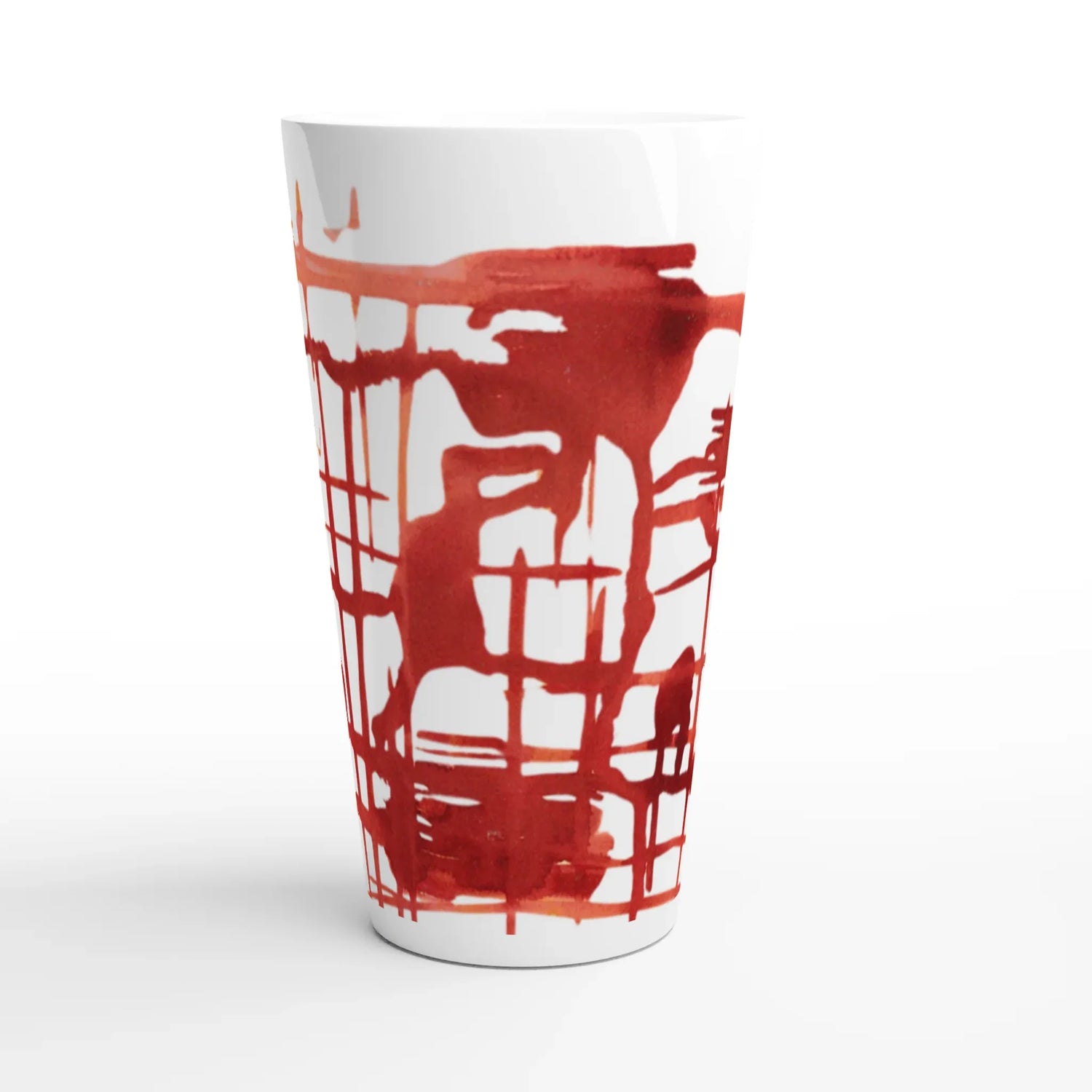 Mug à Latte en Céramique Blanche 500 ml Solar Frame – Élégant, durable et brillant - Laure Leprince - Artiste Peintre