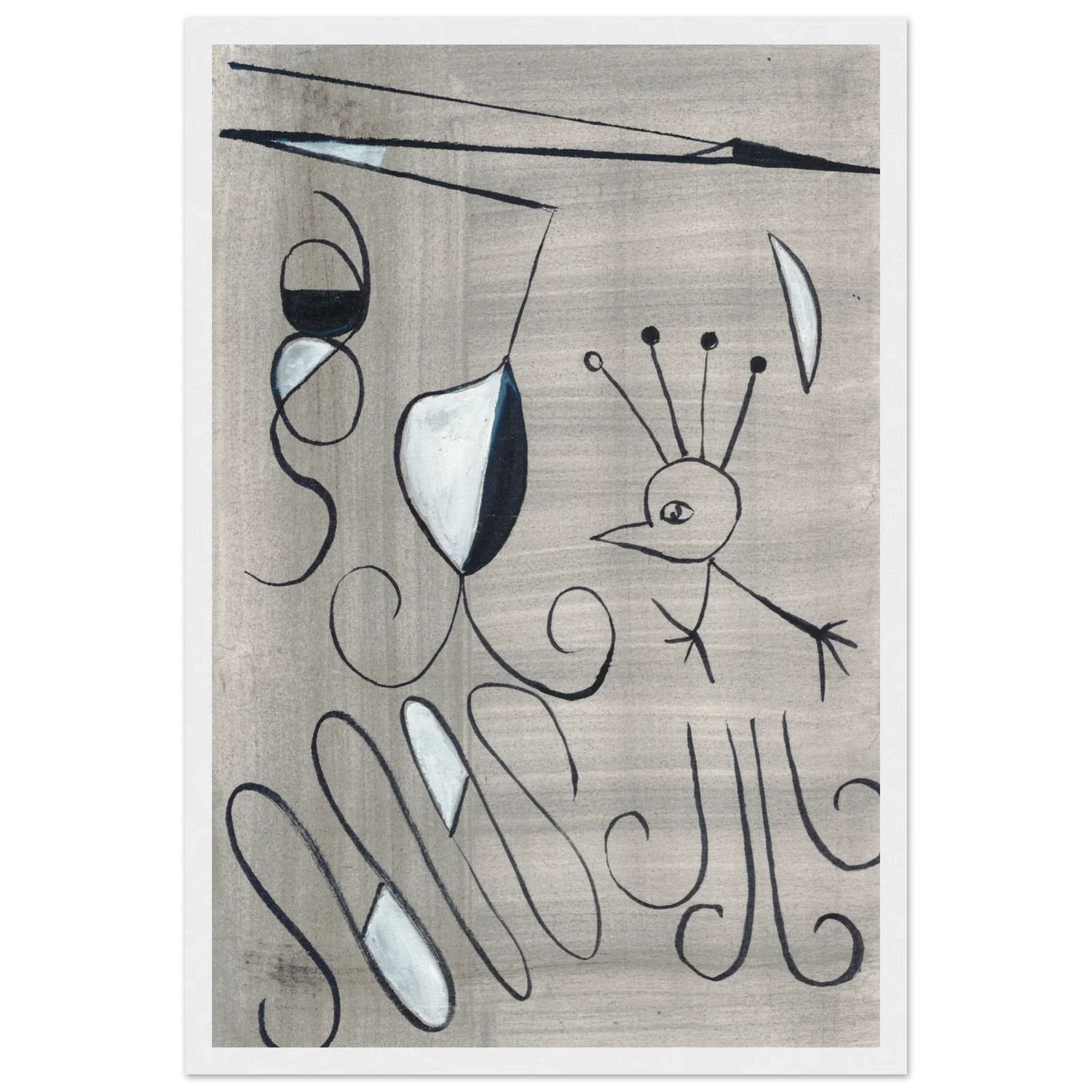 Affiche encadrée bois | Papier mat qualité musée | Aquarelle originale Laure Leprince - Laure Leprince - Artiste Peintre