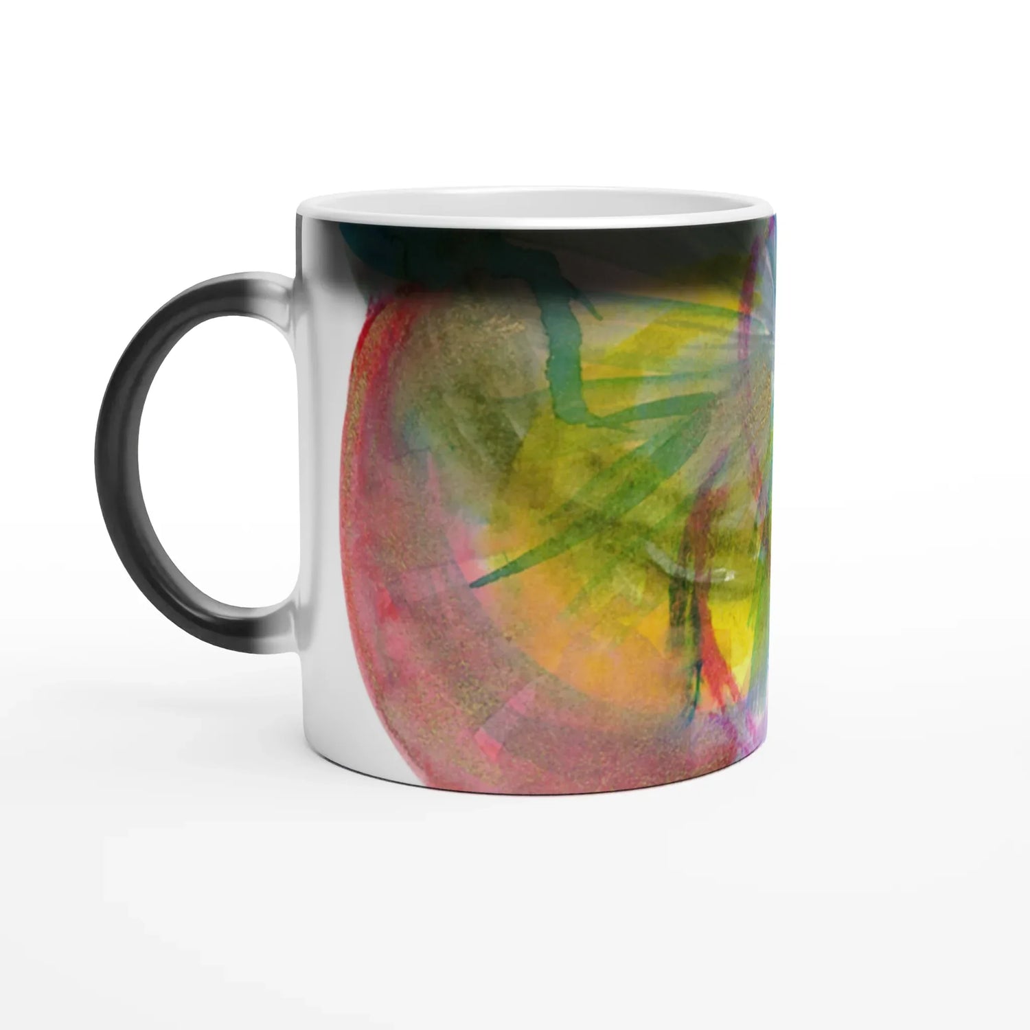 Mug magique en céramique 325 ml – Révèlez votre motif à la chaleur Crystal Bloom - Laure Leprince - Artiste Peintre