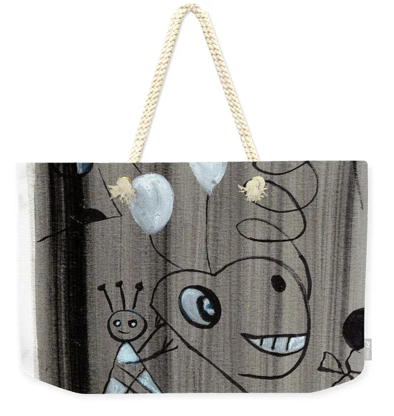 La Fete Abstract Watercolor Tote Bag – Chic Weekender & Everyday Style - Laure Leprince - Artiste Peintre