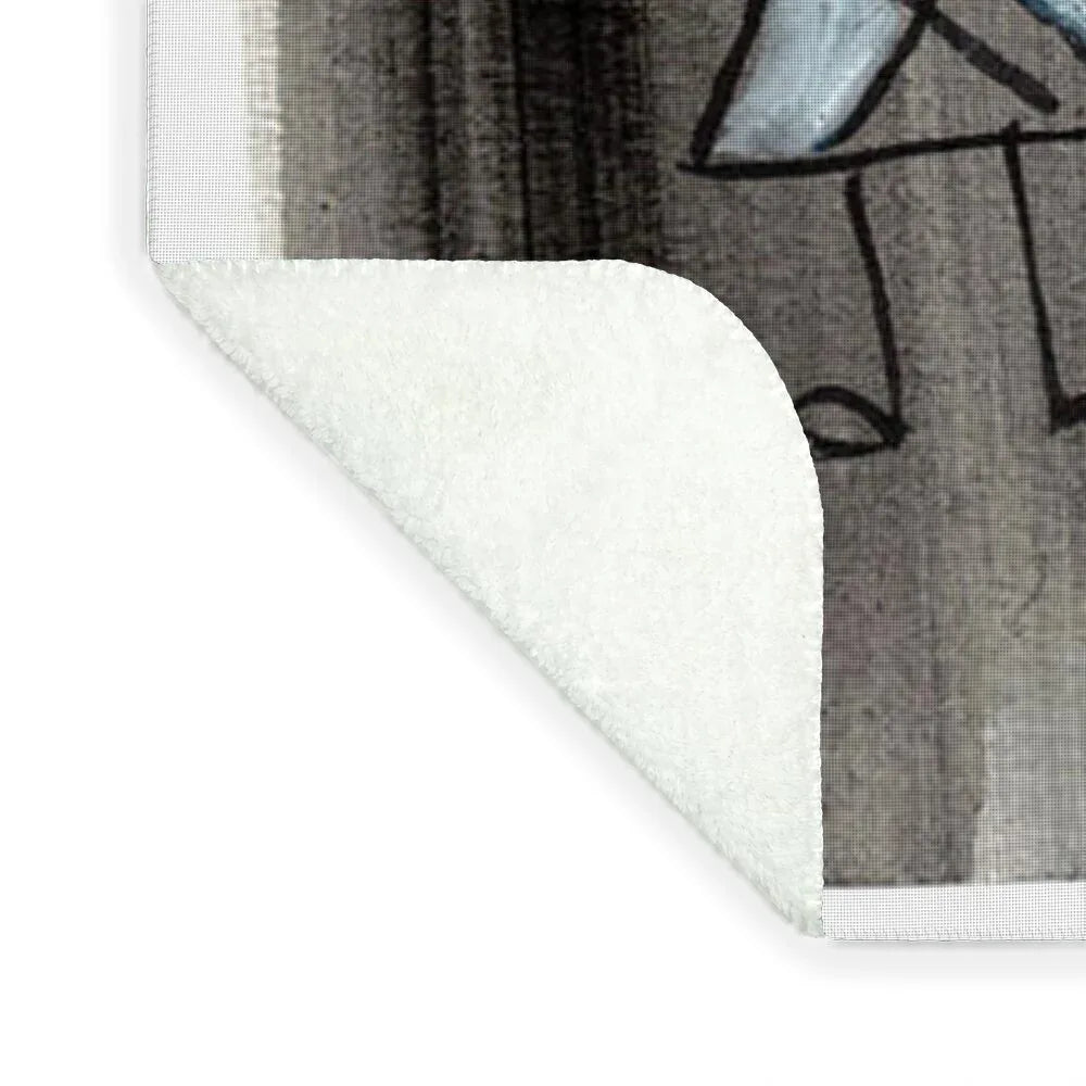 Abstract Watercolor Blanket La fête – Artistic Comfort &amp; Bohemian Warmth - Laure Leprince - Artiste Peintre