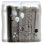 La Fete Watercolor Duvet Cover – Soft Microfiber &amp; Artistic Comfortt - Laure Leprince - Artiste Peintre