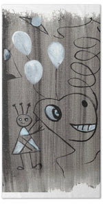 La Fete - Beach Towel - Laure Leprince - Artiste Peintre