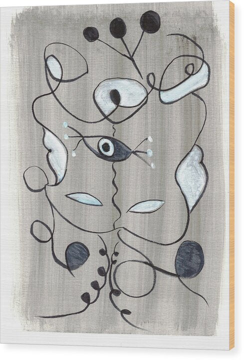 Le Masque - Wood Print