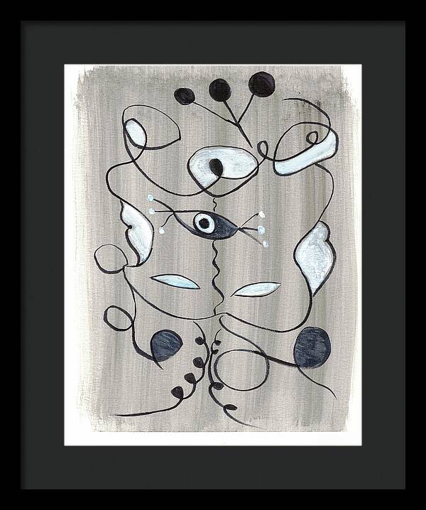 Le Masque - Framed Print