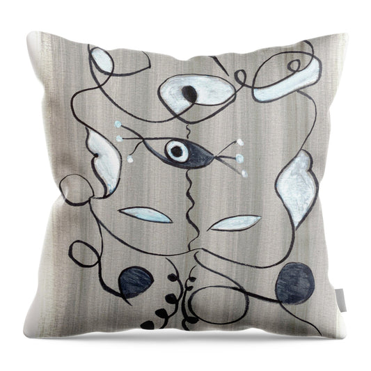 Le Masque - Throw Pillow