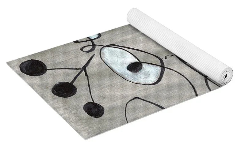 Le Masque Watercolor Art Yoga Mat – Premium Natural Rubber Artistic Design - Laure Leprince - Artiste Peintre