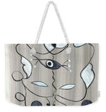 Le Masque Abstract Watercolor Tote Bag – Chic Weekender & Everyday Style - Laure Leprince - Artiste Peintre