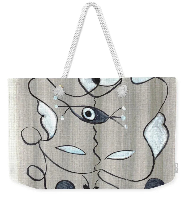 Le Masque Abstract Watercolor Tote Bag – Chic Weekender & Everyday Style - Laure Leprince - Artiste Peintre