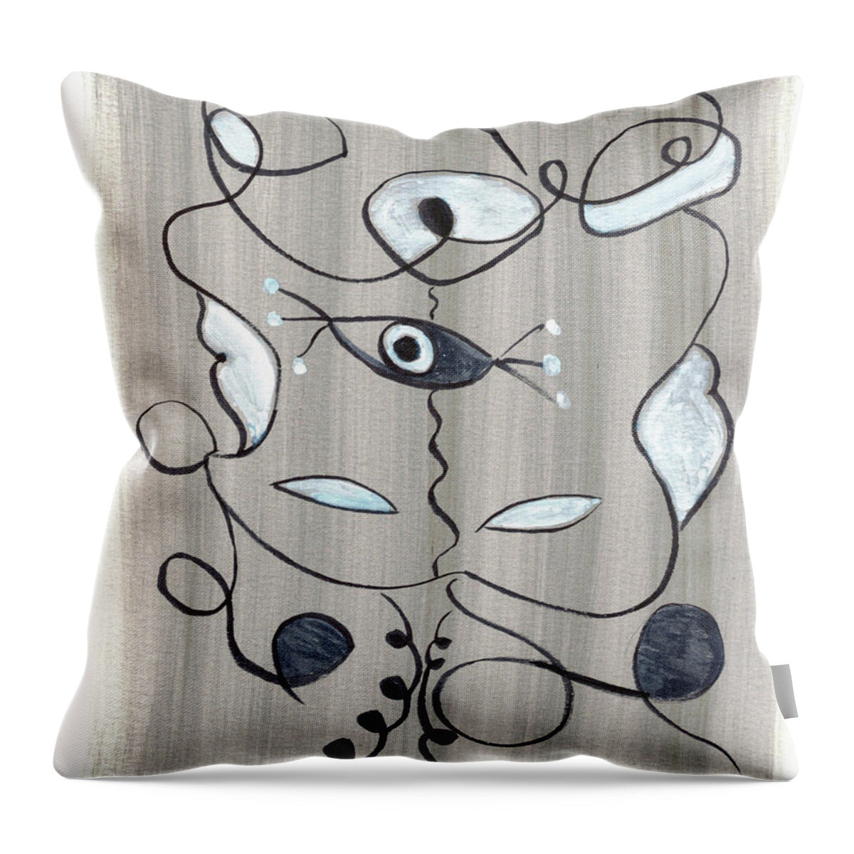 Le Masque - Throw Pillow